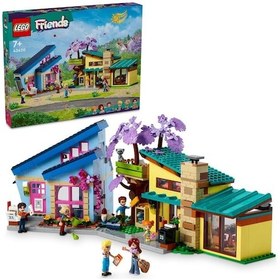 Resim LEGO® Friends Olly ve Paisley'nin Aile Evleri 42620 7+ Yaratıcı Oyuncak Yapım Seti - 1126 Parça 