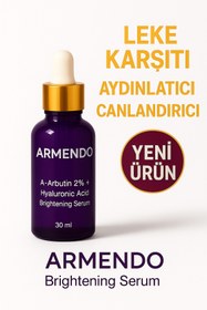 Resim ARMENDO LUMERA Leke Karşıtı Arbutin Cilt Bakım Serumu 30 Ml (arbutin %2 + Hyaluronic Acid) 