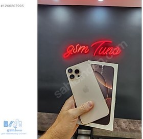 Resim Apple iPhone 16 Pro Max İkinci El YD | 256 GB | Çöl Titanyum 