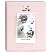 Resim Instax Mini Film Uyumlu 64'lü Pembe PVC Albüm Fujifilm