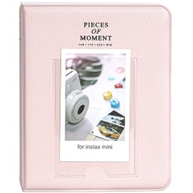 Resim Instax Mini Film Uyumlu 64'lü Pembe PVC Albüm 