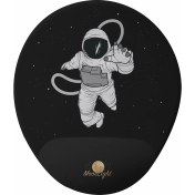 Resim Flipped Astronot Bilek Destekli Tasarım Mouse Pad 