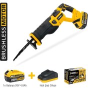 Resim Sgs Akülü Tilki Kuyruğu Seti 185 mm 1*4.0 Ah (Kömürsüz Motor) 