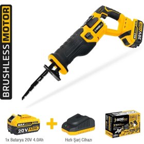 Resim Sgs Akülü Tilki Kuyruğu Seti 185 mm 1*4.0 Ah (Kömürsüz Motor) 