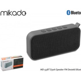 Resim Mikado MD-55BT Speaker FM Destekli Bluetooth, Gümüş Diğer