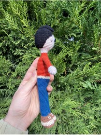 Resim Innovate Store Amigurumi Rafadan Çizgi Film Mert Bebek Çocuk ve Bebekler İçin Sağlıklı Oyuncak 