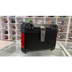 Resim Rexx 45 Litre Abs Motosiklet Arka Çanta - Siyah Tek Renk 