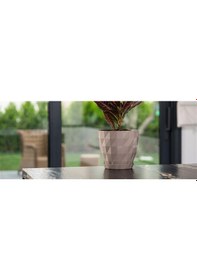 Resim Omnipazar So-krt4 Dekoratif Kristal Saksı Takımı 3.25 Litre No 4 Mocha 
