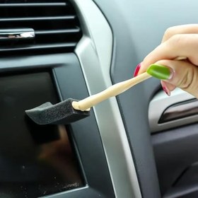 Resim SANEC® 5'li Araba Havalandırma Temizleme Fırçaları Klima Çıkışları, Toz Alma&Otomobil İçi Detaylı Mini Temizlik Aparatları 