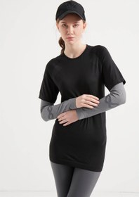 Resim Dikişsiz Spor Kolluk - Gri 