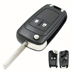 Resim Opel Astra, Mokka, Insignia, Cascade, Zafira için 2 Düğmeli Uzaktan Kumanda Anahtar Kılıfı 