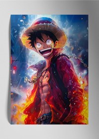 Resim Monkey D. Luffy - Metal Tablo 