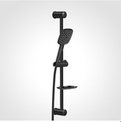 Resim Valtemo Aqua Jet Black Hareketli Duş Seti Valtemo