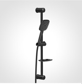 Resim Valtemo Aqua Jet Black Hareketli Duş Seti 