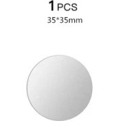 Resim GongtuShop 1 Adet Gümüş 35X35 Tarzı Pcs Manyetik Metal Plaka Araç Telefonu Tutacağı Evrensel Demir Levha Disk Etiket Montajı Cep Telefonu Mıknatıs Standı IPhone Için (Yurt Dışından) 
