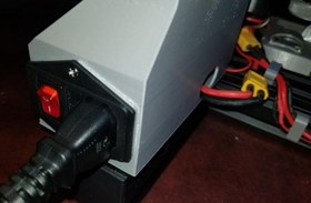 Resim Ender 3 Meanwell Lrs-350-24 Güç Kaynağı / Tel Kanallı Psu Kapağı Plastik Aparat 