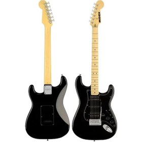 Resim Midex RPH-40BK-ST Full Black Elektro Gitar Seti HSH Manyetik Maple Klavye Üst Kalite 