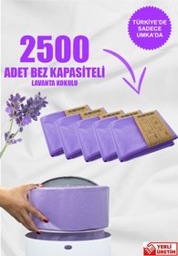 Resim Korbell 16Lt Çöp Kutuları Ile Uyumlu 2500 Bebek Bezi Kapasiteli Lavanta Kokulu 5 Paket Yerli Çöp Poşeti 