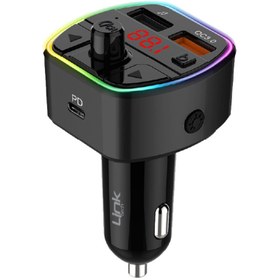 Resim Linktech GP14 Premium PD 38W Üç Girişli 5.0 Bluetooth FM Transmitter uyumlu 