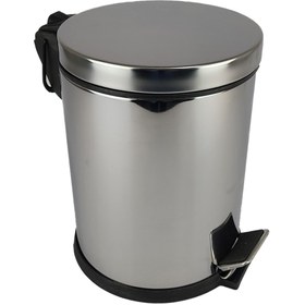 Resim Digithome Paslanmaz Çelik Mutfak Çöp Kovası 8 Lt Gri - Ef404 C320.025 