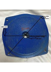 Resim Santrifüj Pompa Arka Gövdesi-Salyangoz Tip-Ara Parça-1.5Hp-Yedek 