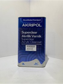 Resim AKZONOBEL SUPERCLEAR AKRİLİK VERNİK 3 LT 