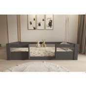 Resim Herseycik Ninnimo Montessori 90X190 Yatak Uyumlu Karyola M7-4 Antrasit 