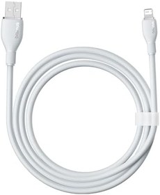 Resim Baseus Pudding Hızlı Şarj Özellikli Lightning Kablo 2.4A, 1.2 Metre, Beyaz 