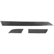 Resim 3 Adet / Takım Toyota Tundra 2014-2018 İçin Karbon Fiber Araba Merkezi Konsolu Dekoratif Etiket, Sağ Sürüş 1 Adet 