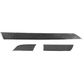 Resim 3 Adet / Takım Toyota Tundra 2014-2018 İçin Karbon Fiber Araba Merkezi Konsolu Dekoratif Etiket, Sağ Sürüş 1 Adet 