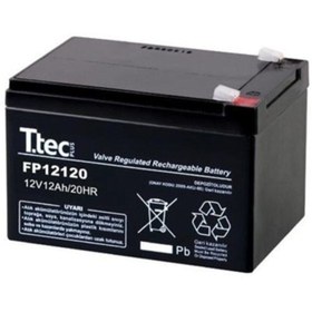 Resim Ttec 12v12ah/20hr Bakımsız Kuru Akü 