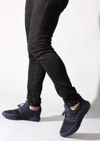 Resim Rovigo Erkek Lacivert Streç Spor Sneaker 