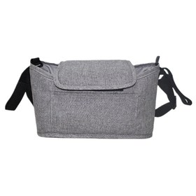 Resim Multifunction Baby Stroller Bag Organizer Maternity Nappy Bag Stroller Accessories Cup wheelchair bag - Grey 