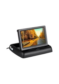 Resim 4.3" İnç Araç Led Monitör Katlanabilir Kapaklı Ve Geri Görüş Park Kamera Seti 4.3 İnç Twogo Go-431 