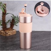 Resim Tohana French Press Termos Kupa 450 ml Pudra Thn-75223 