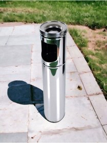 Resim Maxiflow Paslanmaz Çelik Ayaklı Dış Mekan Küllük No:1, dayanıklı ve şık tasarım 