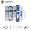Resim Pemax Water Solutions Purefer Açık Kasa Çift Sedimentli Sertifikalı 5'li Vontron Helixfil Yüksek TDS Mebran 5'li 