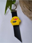 Resim Esey Dizayn Civciv Anahtarlık Deri - Motosiklet Anahtarlık 