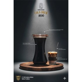 Resim UltraMint Evde Soğuk Kahve Demleme Seti, 1600 Cold Brew Starter Kit 