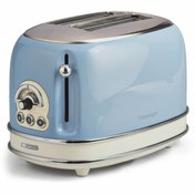 Resim ARİETE Vintage Ekmek Kızartma Makinesi Mavi 0155/15 