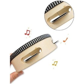 Resim Temel Ahşap Zilli Tef 20 Cm 