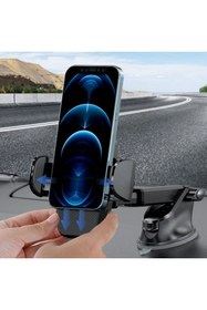 Resim CAR 360° Dönebilir Mobil Telefon Araç İçi Tutucu - Güçlü Silikon Vantuz - Oto Aksesuar Ürünü 