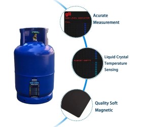 Resim Campasist Mıknatıslı Gaz Seviye Ölçer 