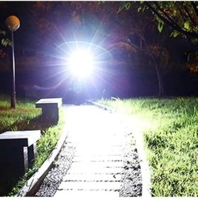 Resim Solar Enerjili USB ile Şarj Edilebilir Ledli Bisiklet Feneri Kornalı ve Su Geçirmez Far 