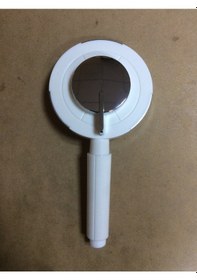 Resim Fonksiyonlu Duş Başlığı Krom Kaplı Aynalı Ürün Beyaz 