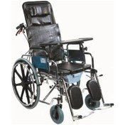 Resim Medikaltec Tuvalet Özellikli Banyo Tekerlekli Sandalyesi 