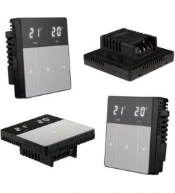 Resim Gümrük Bey Wengart WG-S808 LED Ekranlı, Dokunmatik Tuşlu, Elektrikli Yerden Isıtma Termostatı 