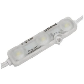 Resim Samsung 3 lü Led Modül 12 Volt Yeşil -10 Adet 