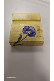 Resim elayarts Telefon tutucu el boyaması ahşap çok şık 