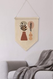 Resim Yatak Odası Duvar Dekoru, Pinterest Oda Dekoru, Boho Kanvas Flama Askılı Duvar Örtüsü Ve Süsü NO:489 - Renkli - 9 / 50 x 70 